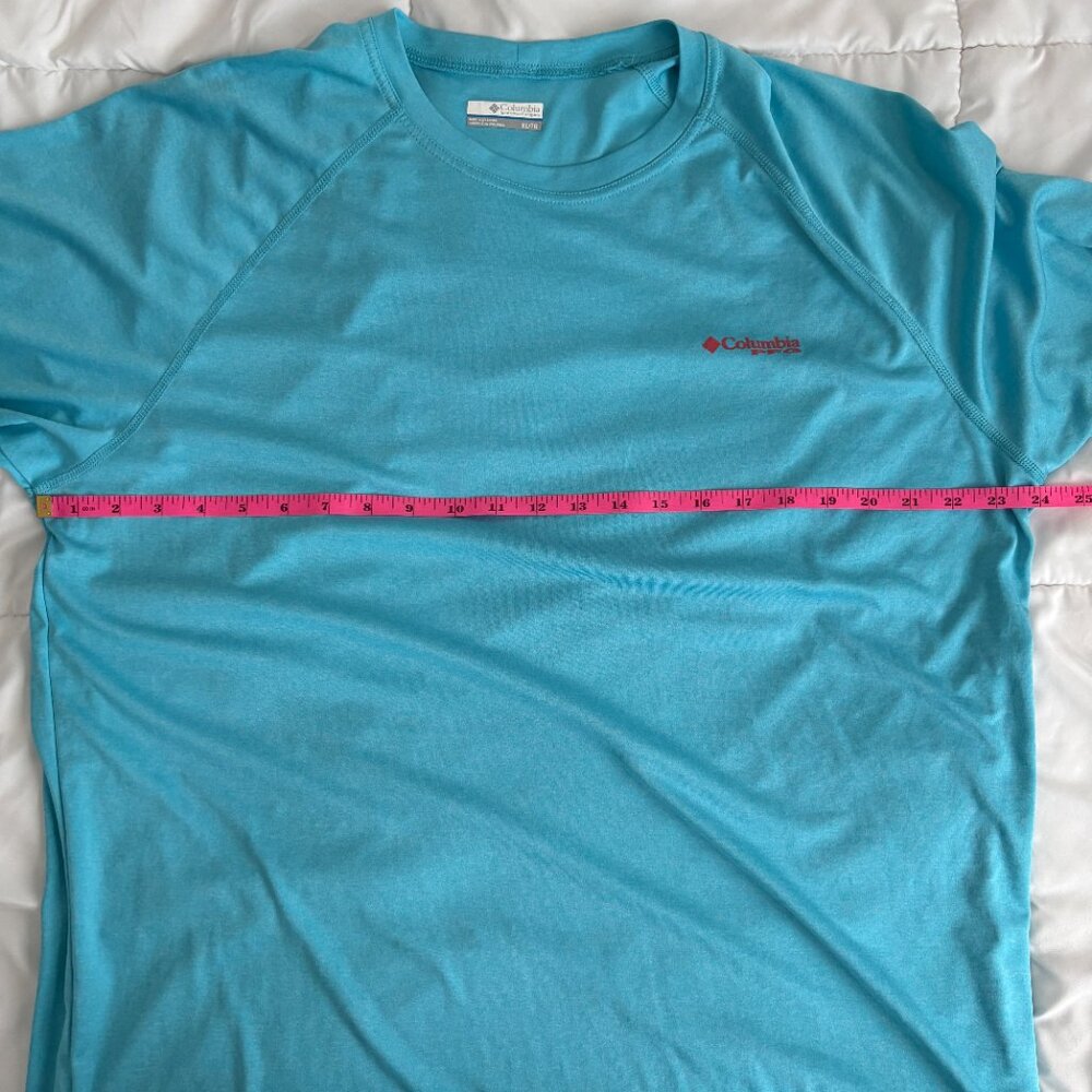 Columbia Men's PFG Terminal Tackle Long Sleeve Shirt Ocean Teal Blue XL - Picture 4 of 7